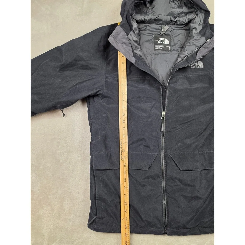 The North Face DryVent Canyonlands Jacket Mens M Black Triclimate Parka Coat